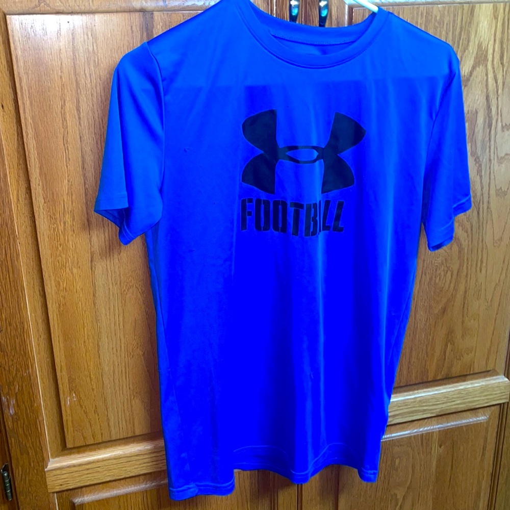 YXL UA football shirt